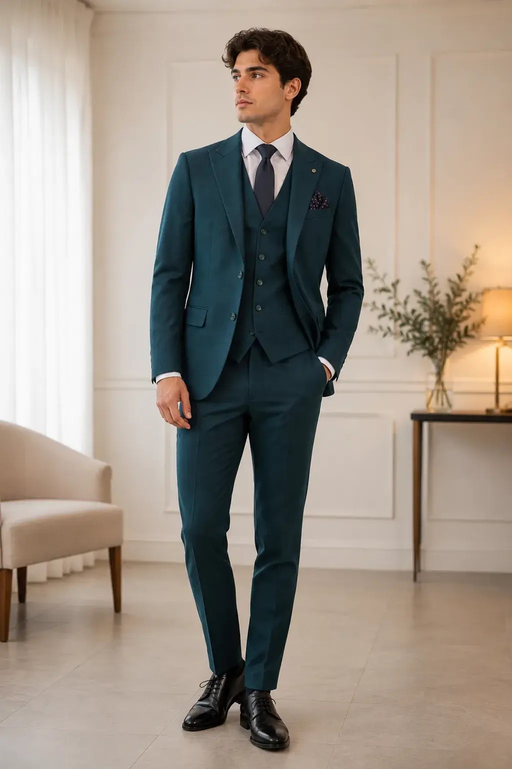 Traje de novio verde — Castor Suits Medellín
