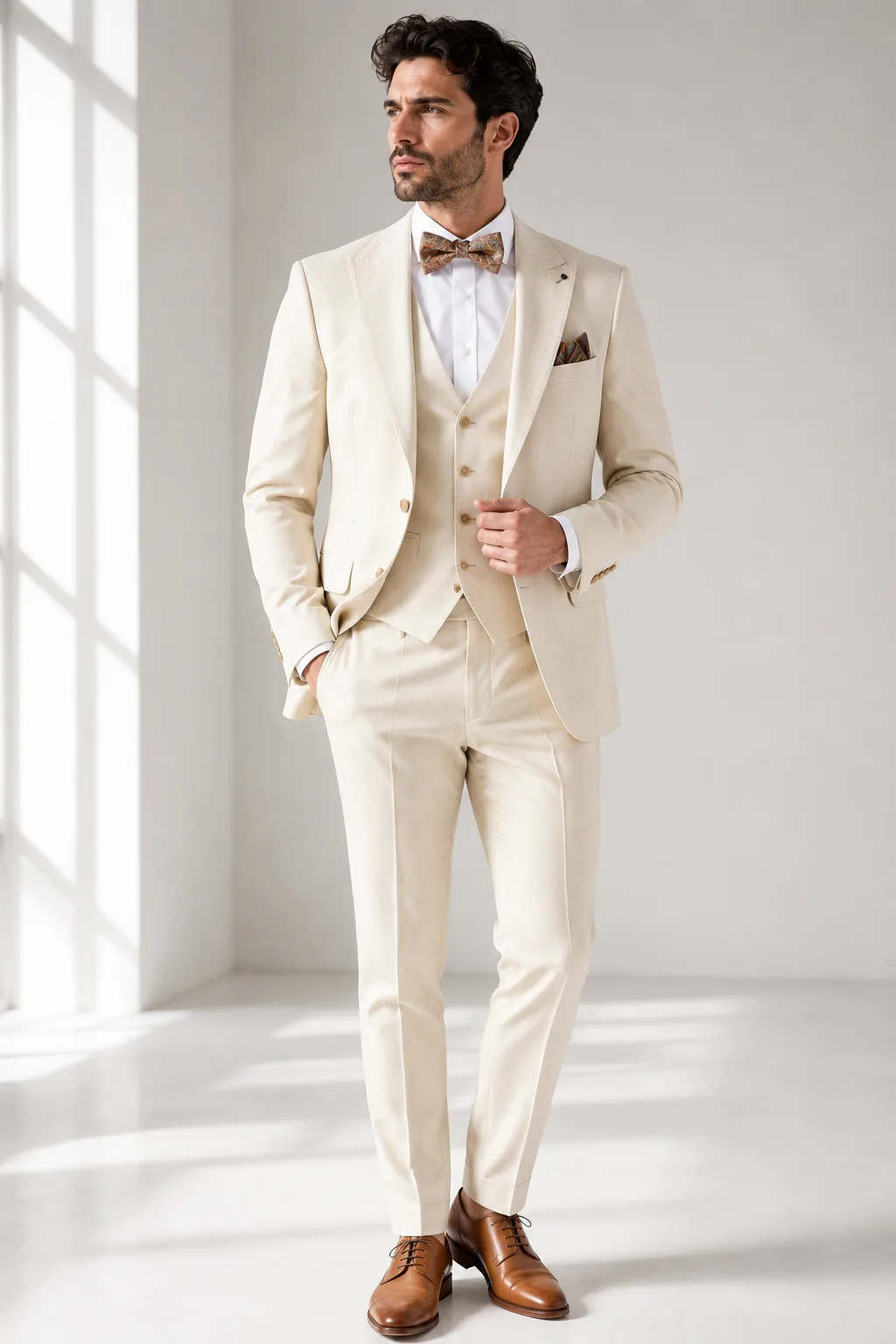 Traje Beige